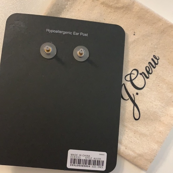 SOLD OUT J. Crew Butterfly Rhinestone Earrings - Picture 3 of 3